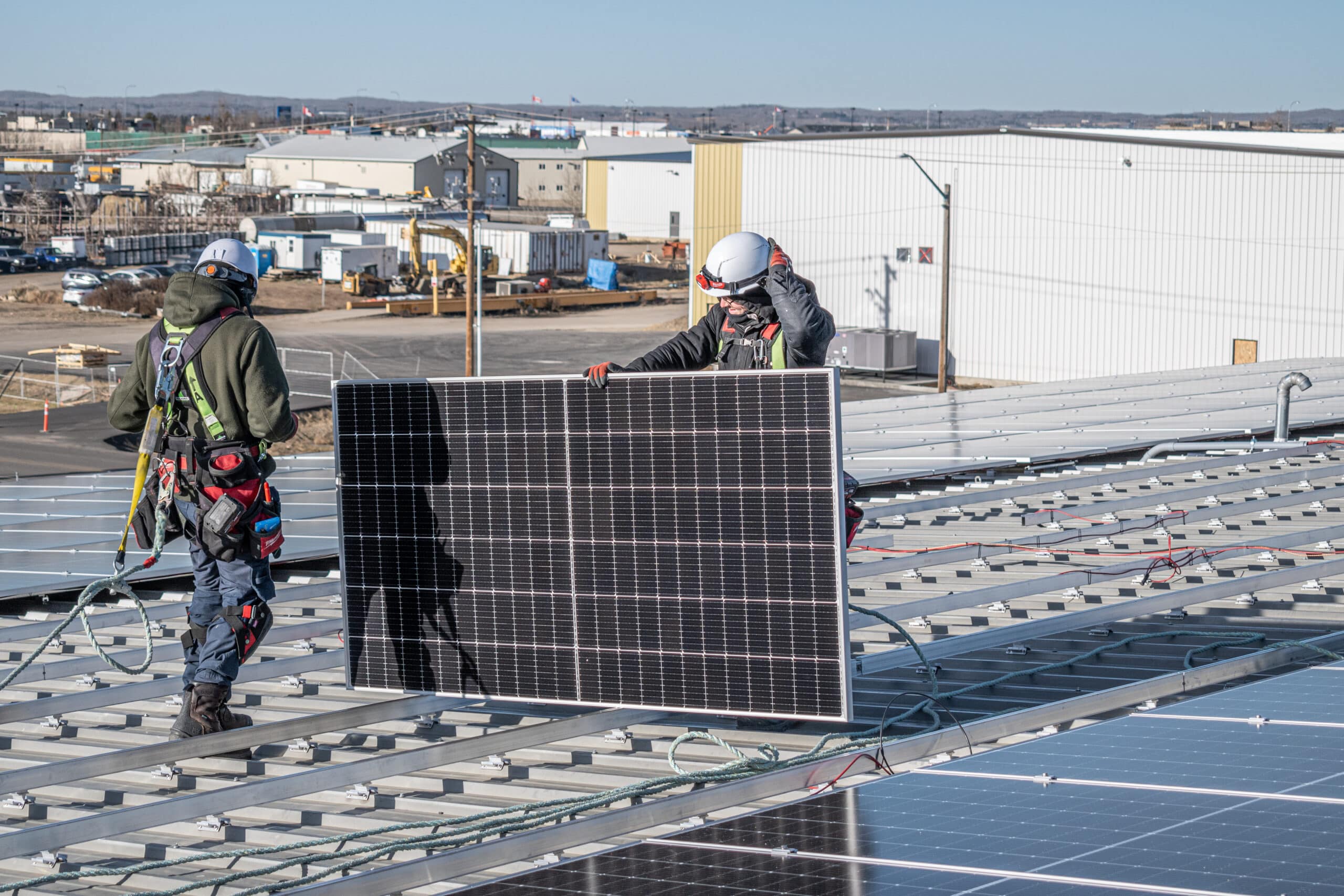 Installation Photo industrial solar